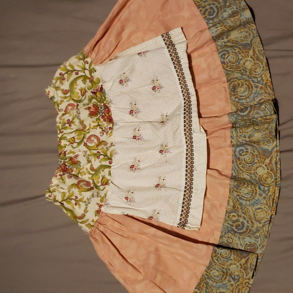Matilda Jane Coral Cottage Core apron skirt